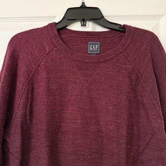 Gap Maroon Burgundy Crewneck Sweater - Picture 2 of 5